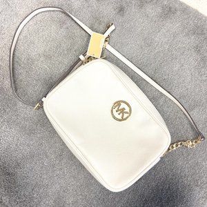 Michael Kors | Fulton Light Cream Shoulder Bag